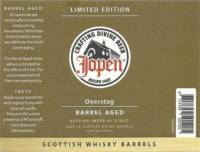 Jopen B.V., Overstag Barrel Aged Russian Imperial Stout