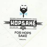 Brouwerij Hopsaké, Hopsaké For Hops Sake