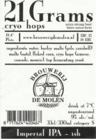 Brouwerij De Molen, 21 Grams Cryo Hops Imperial IPA-ish