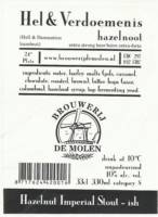 Brouwerij De Molen, Hel & Verdoemenis Hazelnut Imperial Stout-ish