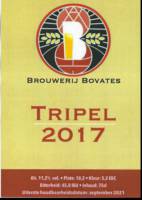 Bierbrouwerij De Oude Rijn, Brouwerij Bovates Tripel 2017
