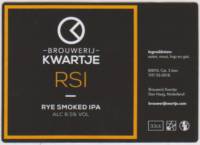 Brouwerij Kwartje, RSI Rye Smoked IPA