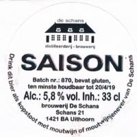 Bierbrouwerij De Schans, Saison