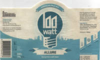 100 Watt Brewery, Allure American Pale Ale