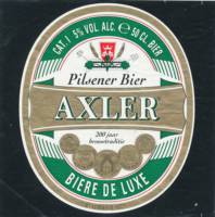 Licentiebrouwsels , Axler Pilsener Bier Biere de Luxe