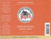 Jopen B.V., Ongelovige Thomas Barrel Aged Quadrupel