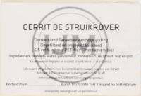 Stadsbrouwerij Jongens van De Wit, Gerrit De Struikrover Donkerblond Tarwebier