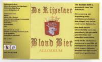 Microbrouwerij De Rijpelaer, Blond Bier Allodium