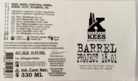 Brouwerij Kees, Barrel Project 18.01