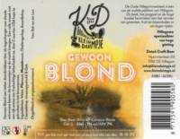 Brouwerij Klein Duimpje, Gewoon Blond