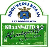 Brouwerij Kraan (Bodegraven), Kraanwater 9.2