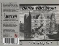 Bierhistorie Delft, Delfts VOC Stout