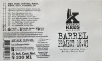 Brouwerij Kees, Barrel Project 18.03