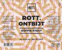 ROTT. Brouwers, Rott. Ontbijt Koffie Stout