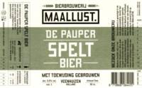 Bierbrouwerij Maallust, De Pauper Spelt Bier