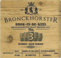Bronckhorster Brewing Company , Brok-in-de-keel Quadruple