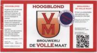 Bierbrouwerij De Volle Maat, Hoogblond