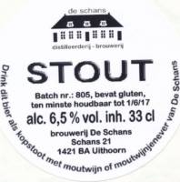Bierbrouwerij De Schans, Stout Bierbrouwerij De Schans, Stout