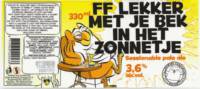 Uiltje Brewing Company, FF Lekker met je bek in het zonnetje