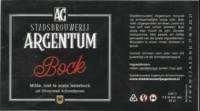 Stadsbrouwerij Argentum, Bock