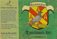 Buitenlandse bieren voor Nederlandse markt (etiket Nederlandse plaatsnaam), Genneper Tortelduiven Bier Tripel