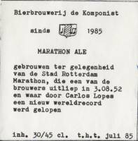 Amateurs, Marathon Ale