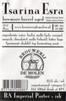 Brouwerij De Molen, Tsarina Esra  BA Imerial Porter-ish