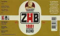 Bierbrouwerij De Arn, ZHB 1881 Blond