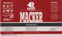 Brouwerij Rufus, Macker Amber Bier