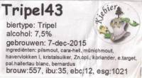 Amateurs, Tripel 43