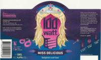 100 Watt Brewery, Miss Delicious