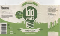 100 Watt Brewery, Fine Fleur Session IPA