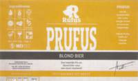 Brouwerij Rufus, Prufus Blond Bier