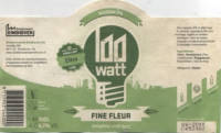 100 Watt Brewery, Fine Fleur Session IPA