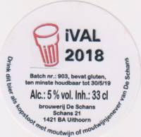 Bierbrouwerij De Schans, Pint Ival 2018