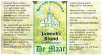 Dorpsbrouwerij De Maar, Jabeeks Blond