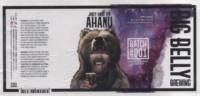 Big Belly Brewing, Ahanu Juicy Haze IPA Big Belly Brewing, Ahanu Juicy Haze IPA