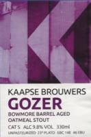 Kaapse Brouwers, Gozer Bowmore Barrel Aged Oatmeal Stout