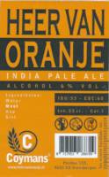 Heer van Oranje, India Pale Ale