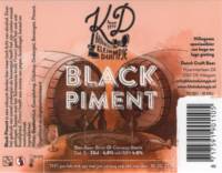 Brouwerij Klein Duimpje, Black Piment