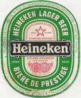Licentiebrouwsels , Heineken Lager Beer Biere De Prestige