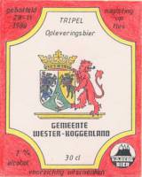 Amateurs, Opleveringsbier Tripel Gemeente Wester-Koggenland
