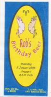Amateurs, Rob's Birthday Beer