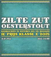 Amateurs, Zilte Zut  Oesterstout   1e prijs klasse E 2015