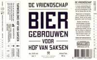 Bierbrouwerij Maallust, De Vriendschap Bier Gebrouwen Voor Hof Van Saksen