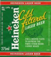 Licentiebrouwsels , Heineken Cold Filtered Lager Beer