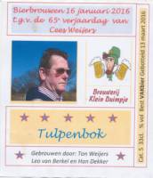 Amateurs, Tulpenbok