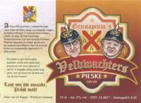 Buitenlandse bieren voor Nederlandse markt (etiket Nederlandse plaatsnaam), Veldwachters Pilske