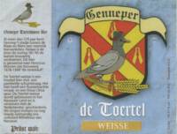 Buitenlandse bieren voor Nederlandse markt (etiket Nederlandse plaatsnaam), Genneper De Toertel Weisse