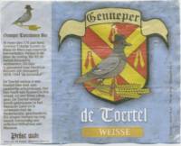 Buitenlandse bieren voor Nederlandse markt (etiket Nederlandse plaatsnaam), Genneper De Toertel Weisse